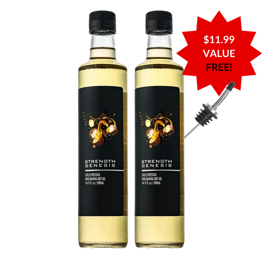 Australian Extra Virgin Macadamia Nut Oil Cold Pressed Bottle