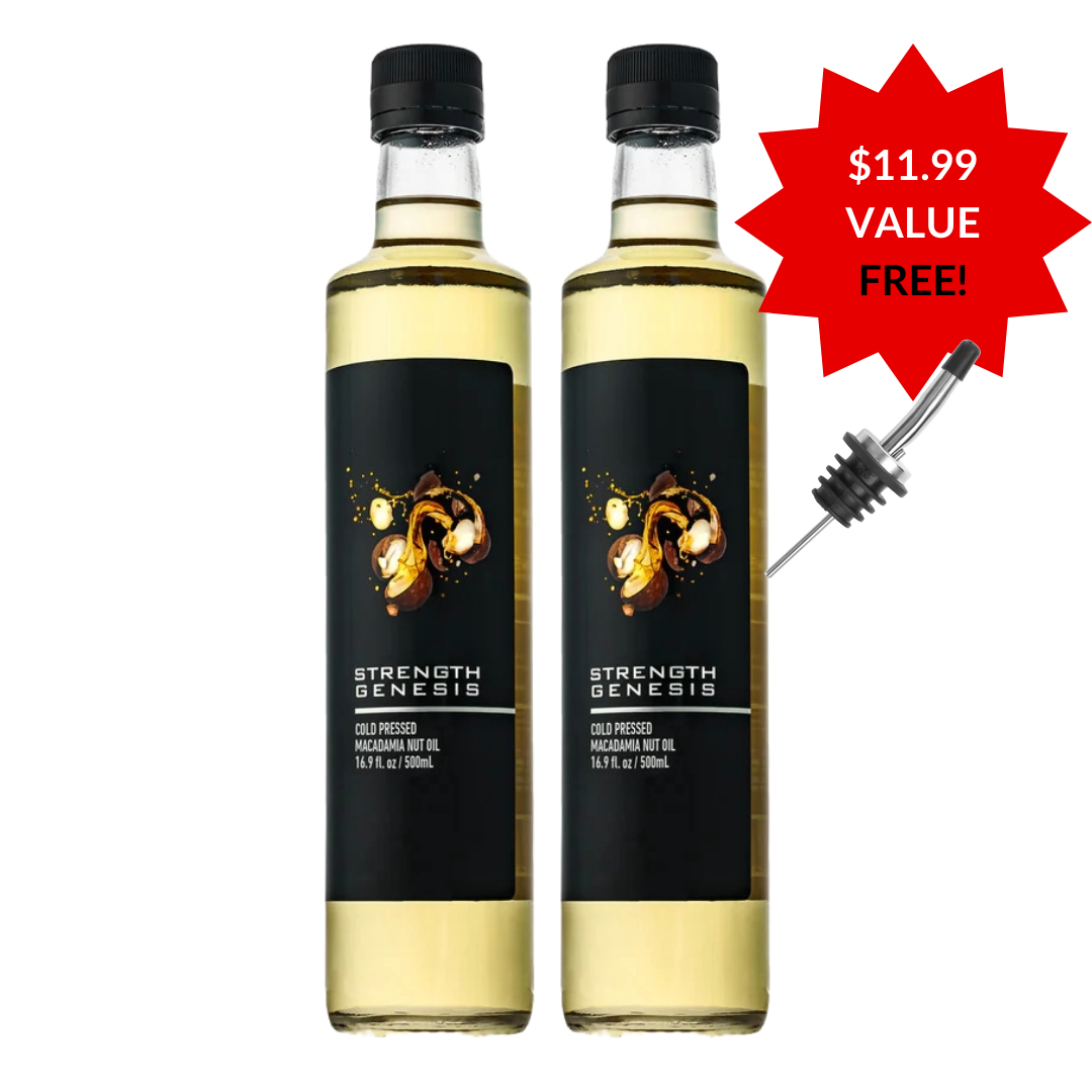 Australian Extra Virgin Macadamia Nut Oil Cold Pressed Bottle