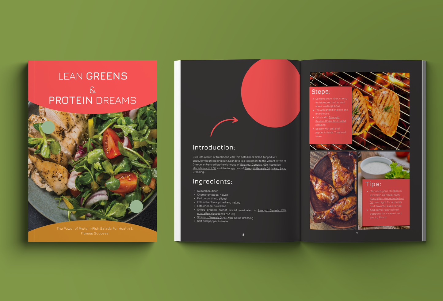 Lean Greens And Protein Dreams | The Power Of Protein Rich Salads For Health & Fitness Success EBOOK