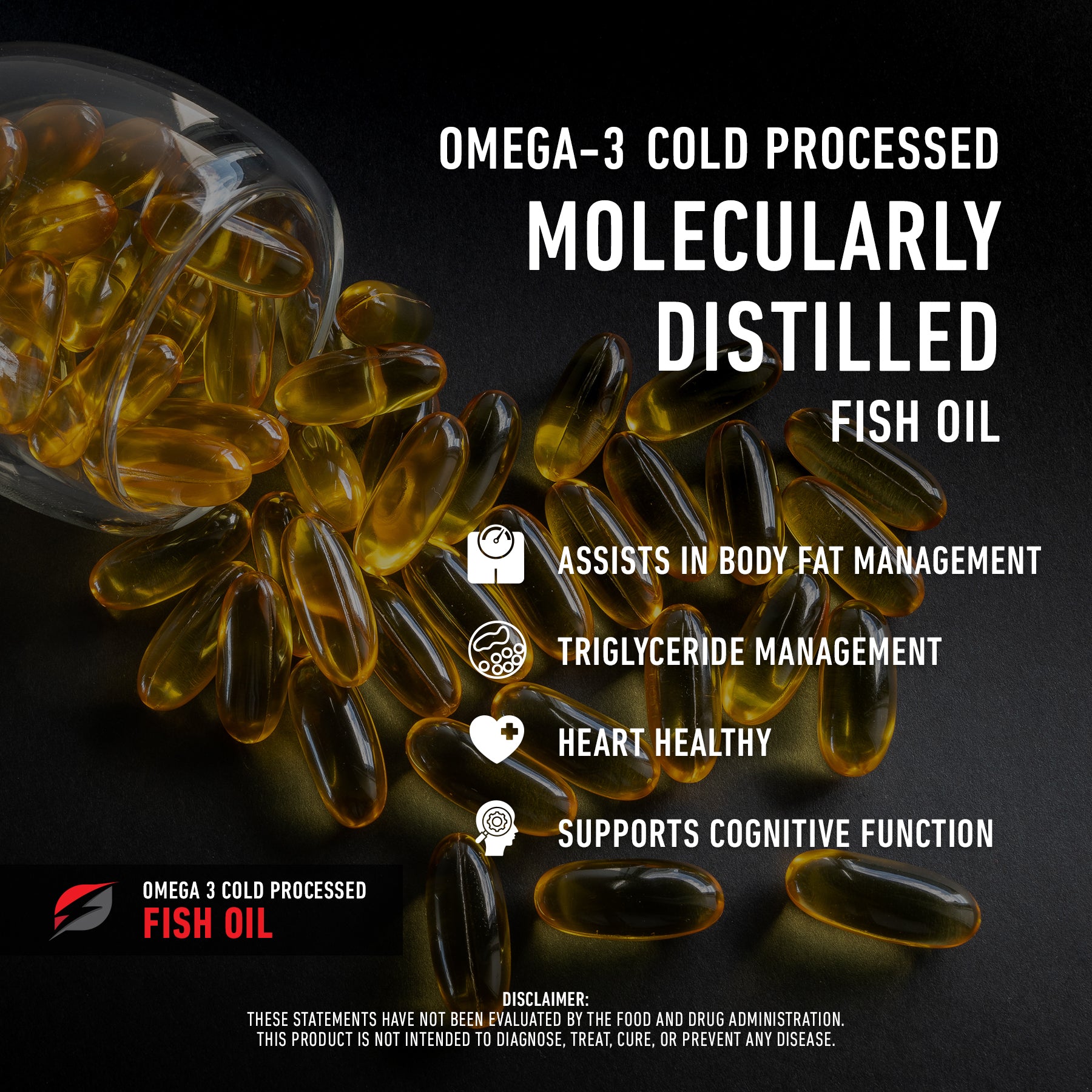 Molecularly Distilled Cold Processed 120 Soft Gels