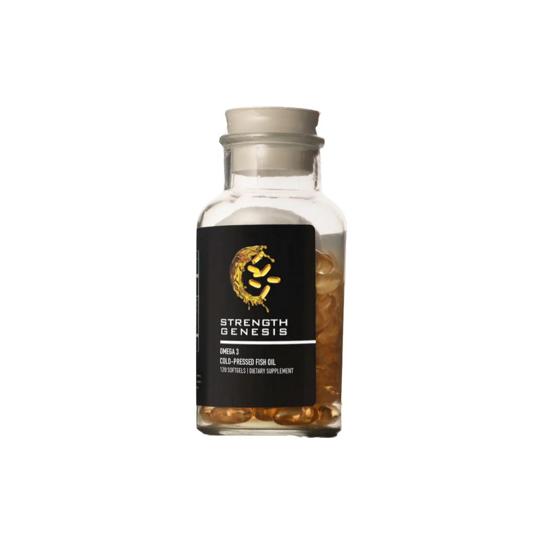 Omega 3 Molecularly Distilled Cold Processed Fish Oil (120 Softgels)
