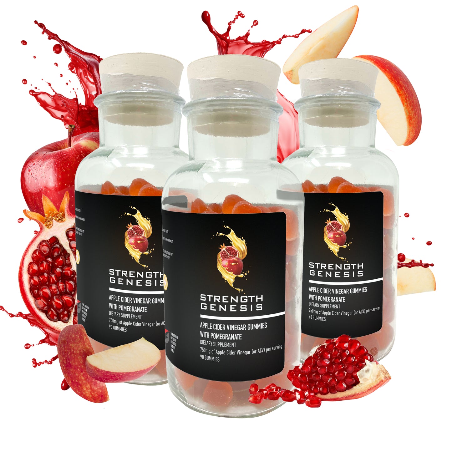 Apple Cider Vinegar With Pomegranate Gummy