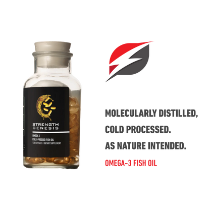 Omega 3 Pharmaceutical Grade, Molecularly Distilled Cold Processed Fish Oil