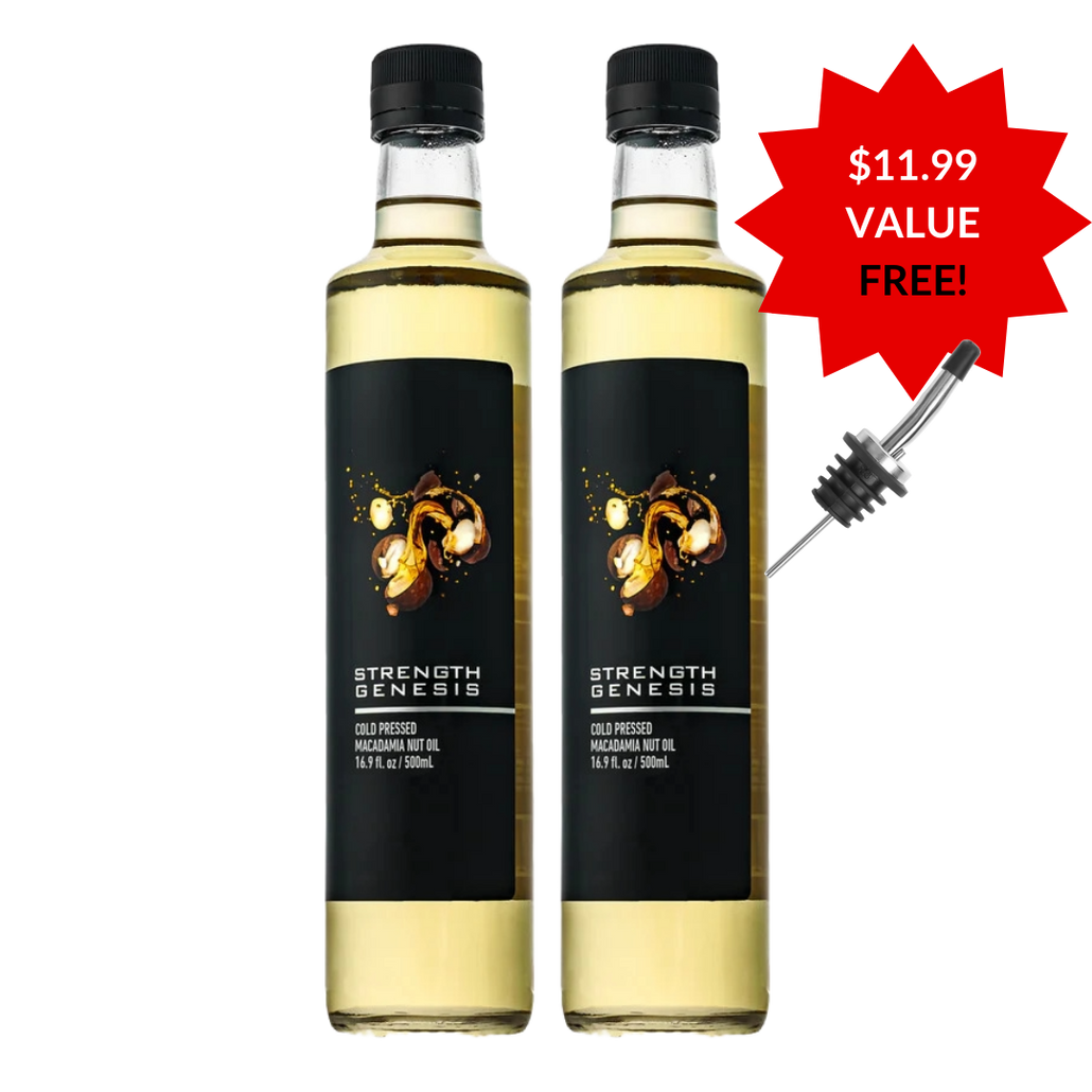 Australian Macadamia Nut Oil Cold Pressed (500ml Bottle)