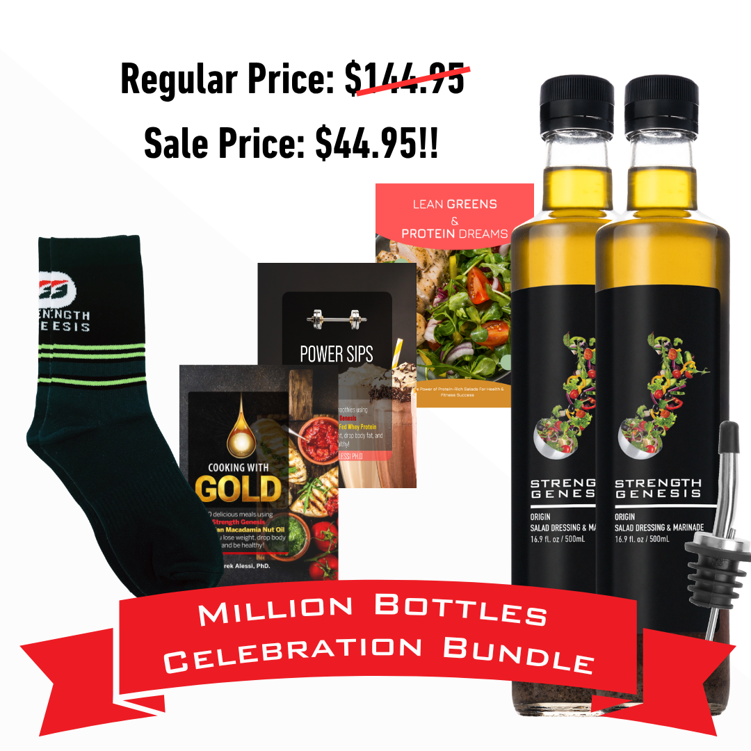Million Bottle Origin Keto Salad Dressing Celebration Bundle! (Choose your socks below)