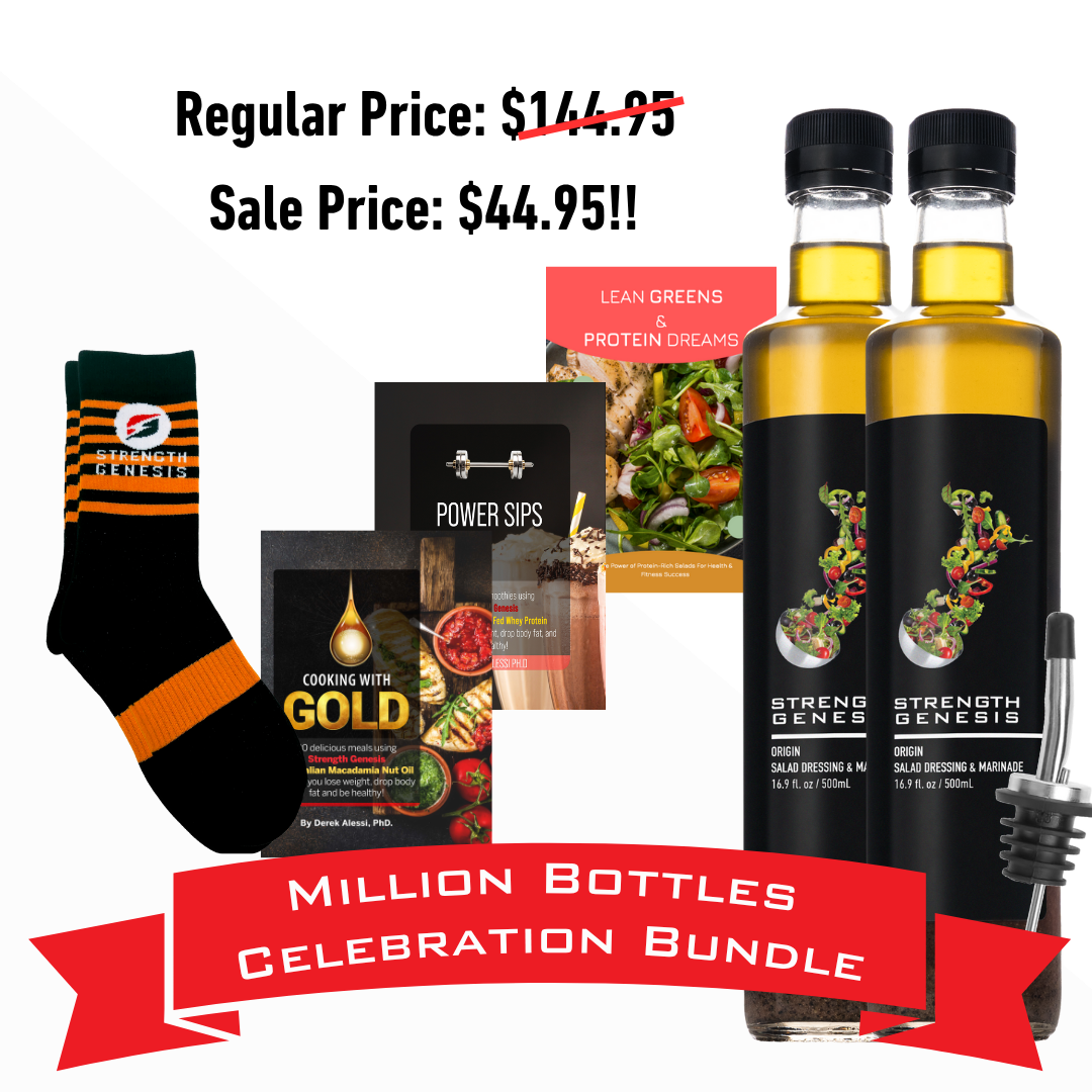 Million Bottle Origin Keto Salad Dressing Celebration Bundle! (Choose your socks below)