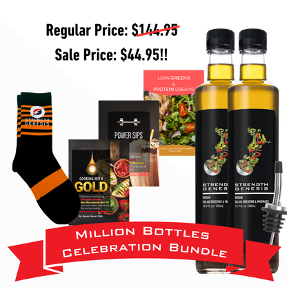 Million Bottle Origin Keto Salad Dressing Celebration Bundle! (Choose your socks below)