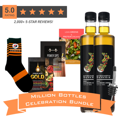 Million Bottle Origin Keto Salad Dressing Celebration Bundle! (Choose your socks below)