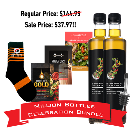 Million Bottle Origin Keto Salad Dressing Celebration Bundle! (Choose your socks below)