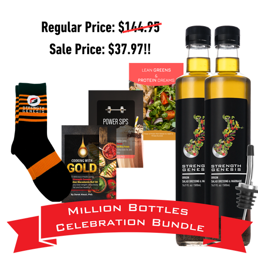 Million Bottle Origin Keto Salad Dressing Celebration Bundle! (Choose your socks below)