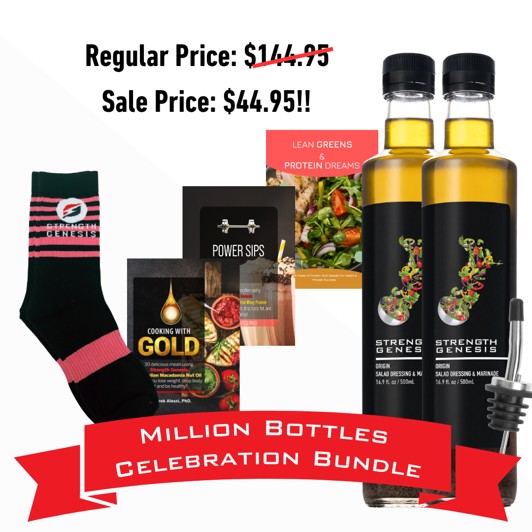 Million Bottle Origin Keto Salad Dressing Celebration Bundle! (Choose your socks below)