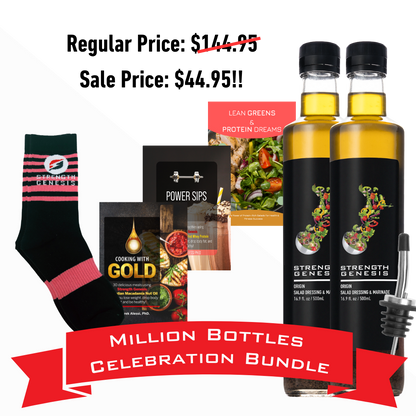 Million Bottle Origin Keto Salad Dressing Celebration Bundle! (Choose your socks below)
