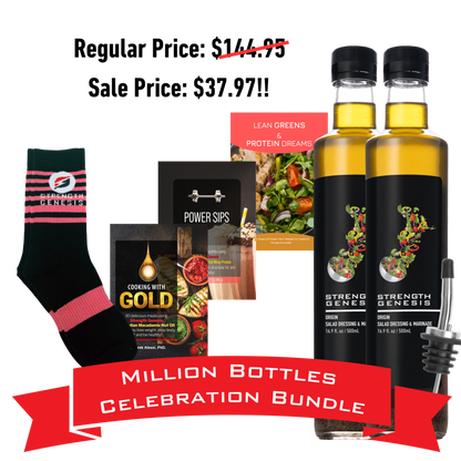 Million Bottle Origin Keto Salad Dressing Celebration Bundle! (Choose your socks below)