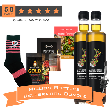 Million Bottle Origin Keto Salad Dressing Celebration Bundle! (Choose your socks below)
