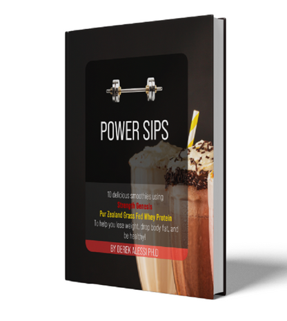 Power Sips eBook | 10 Delicious Smoothies Using Strength Genesis New Zealand Grass Fed Protein