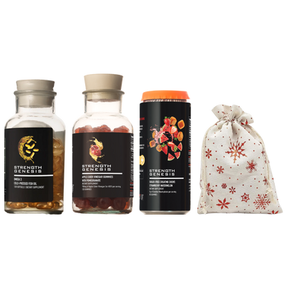 Ultimate Wellness Bundle with Sustainable Holiday Decorative Gift Bag - Only Available Holiday Season!