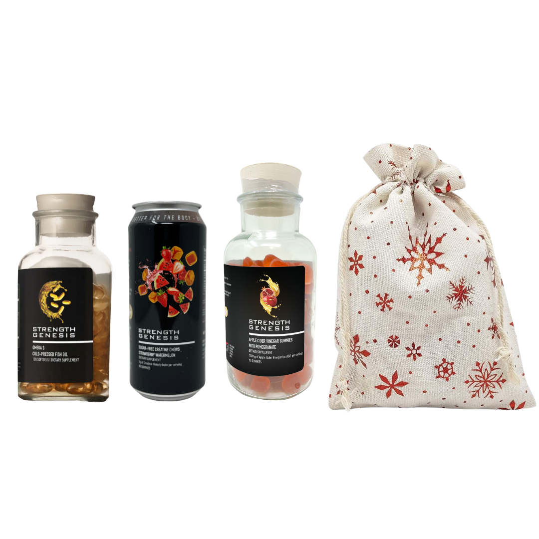 Ultimate Wellness Bundle with Sustainable Holiday Decorative Gift Bag - Only Available Holiday Season!