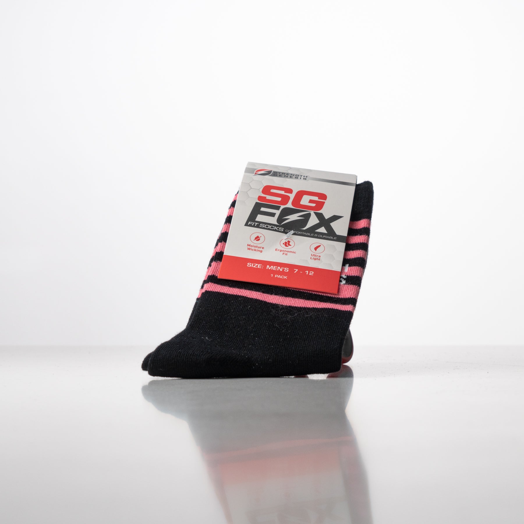SG FOX Fitness Socks Women (6-9) Pink Galaxy - Main Image